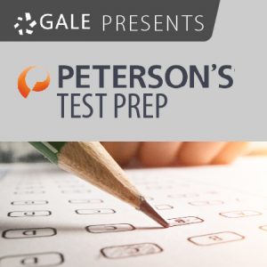 Gale Presents Peterson's Test Prep Page