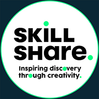 Skill Share Home Page. Inspiring discovery through creativity. 