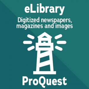 ProQuest eLibrary Home Page, Digitized newspapers, magazines and images. 